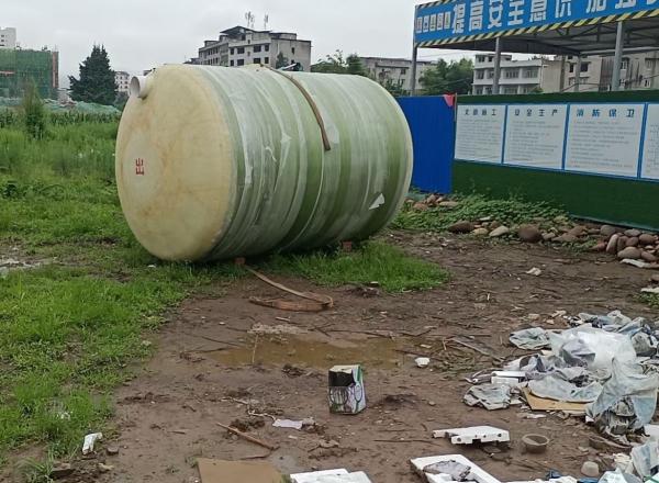 鹰潭遂宁船山区10立方玻璃钢化粪池项目